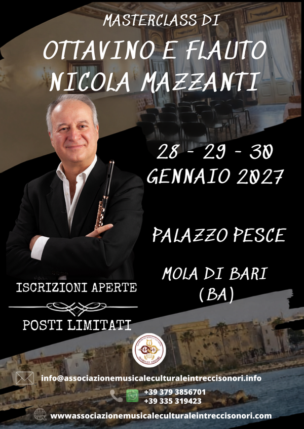 ISCRIZIONE MASTERCLASS NICOLA MAZZANTI