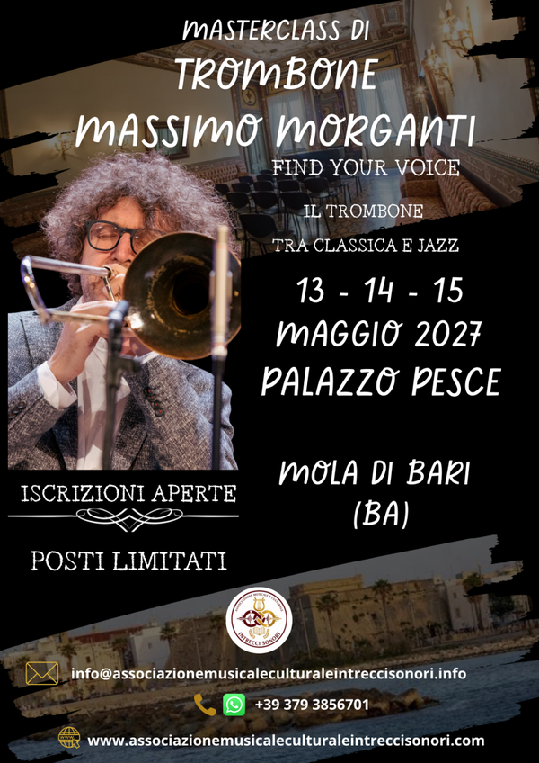 ISCRIZIONE MASTERCLASS MASSIMO MORGANTI