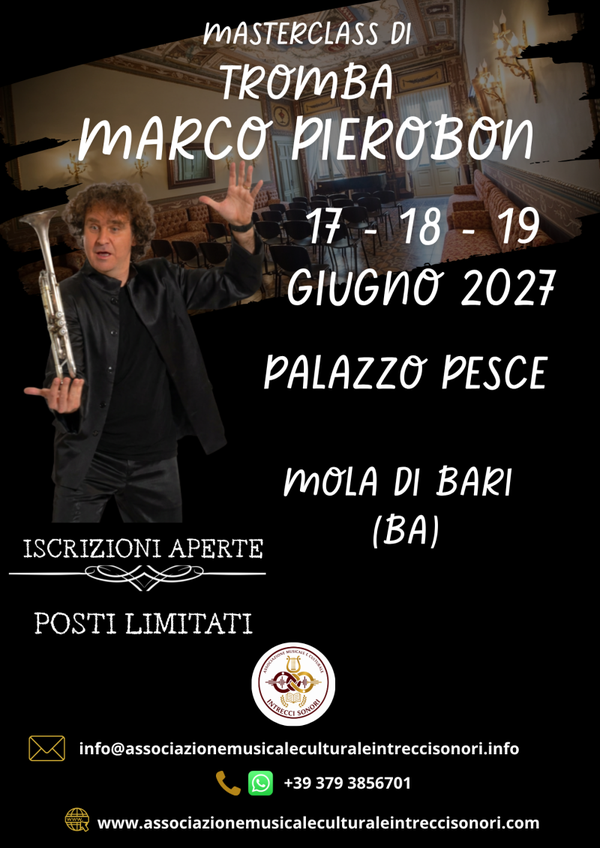 ISCRIZIONE MASTERCLASS MARCO PIEROBON