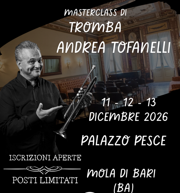 ISCRIZIONE MASTERCLASS ANDREA TOFANELLI