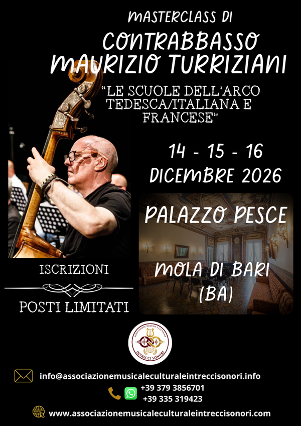 ISCRIZIONE MASTERCLASS ANDREA TOFANELLI