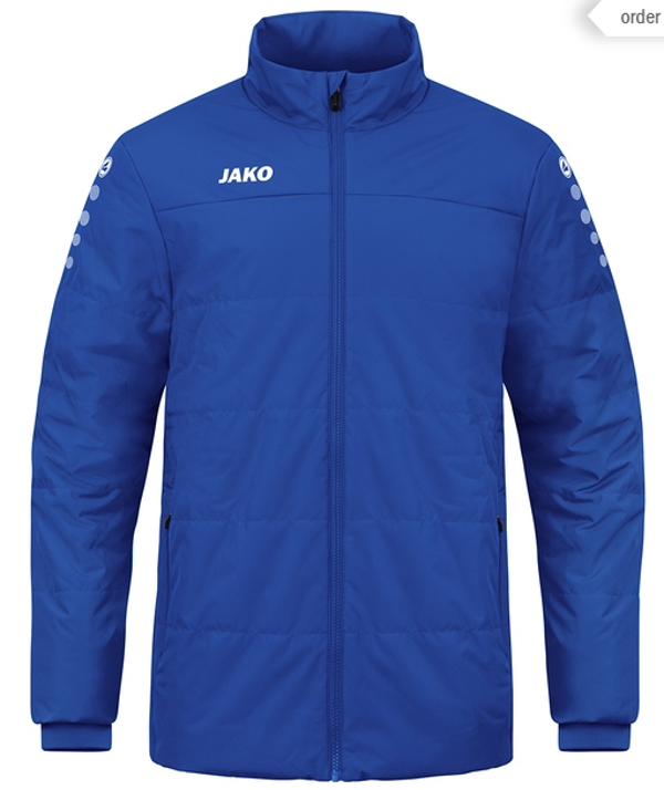 Coachvest (winterjas) blauw (7104)