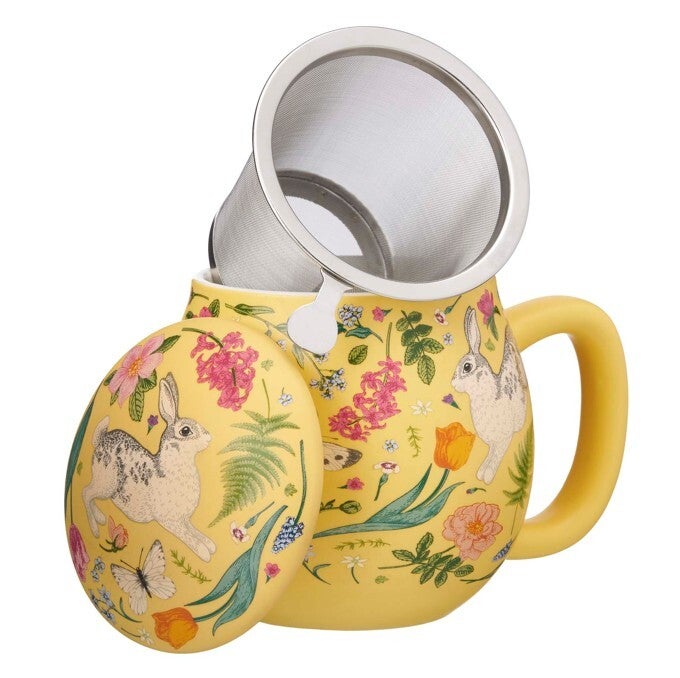 Country Pastel Geel Theemok