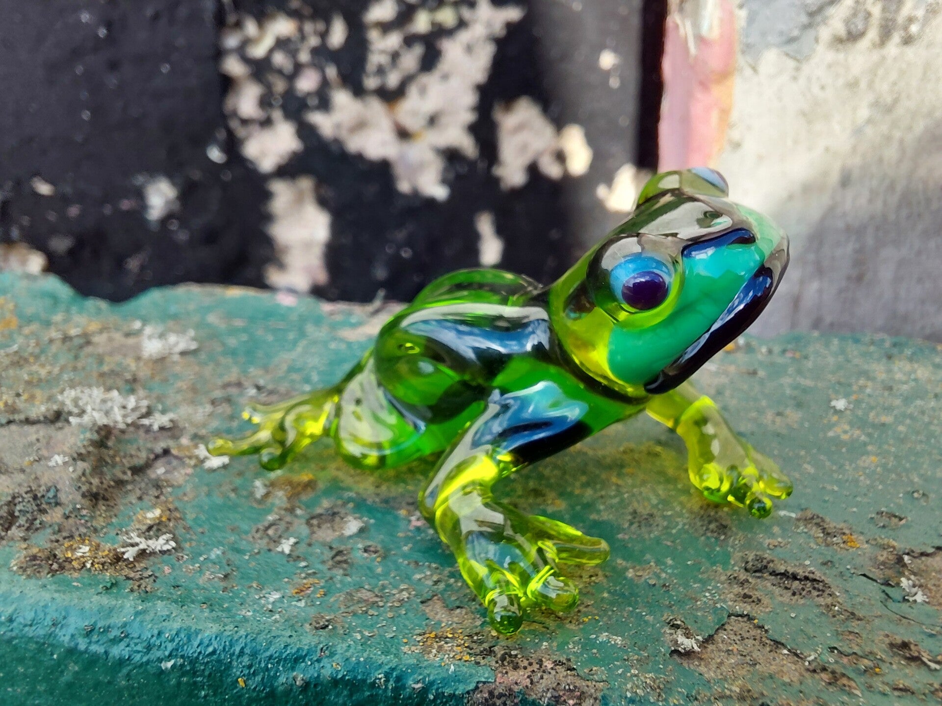 Frosch Glasfigur