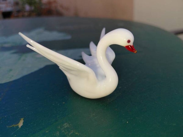 Schwan Glasfigur