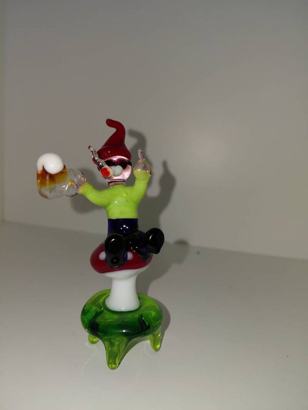 Party Zwerg Glasfigur
