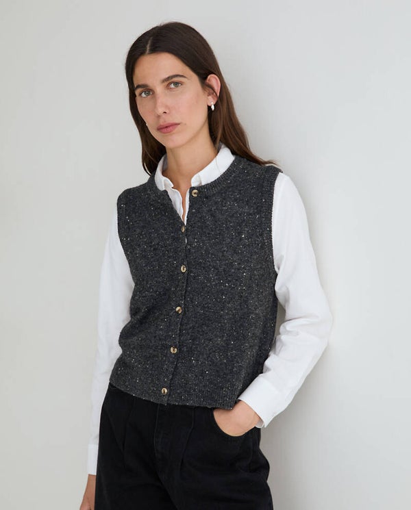 Tweed Vest