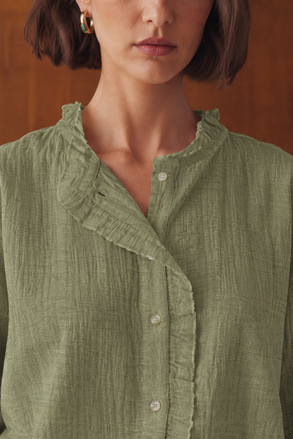Ruffled blouse