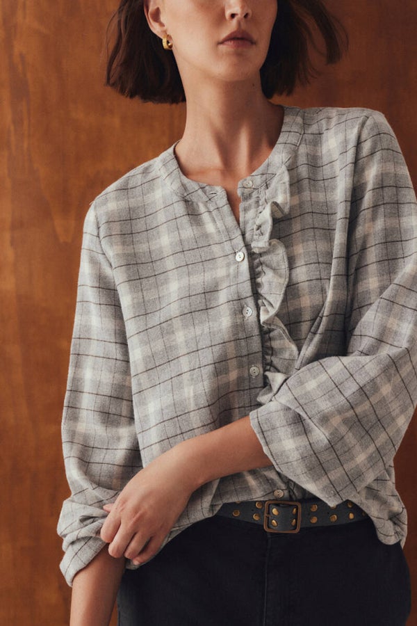 Checked Blouse