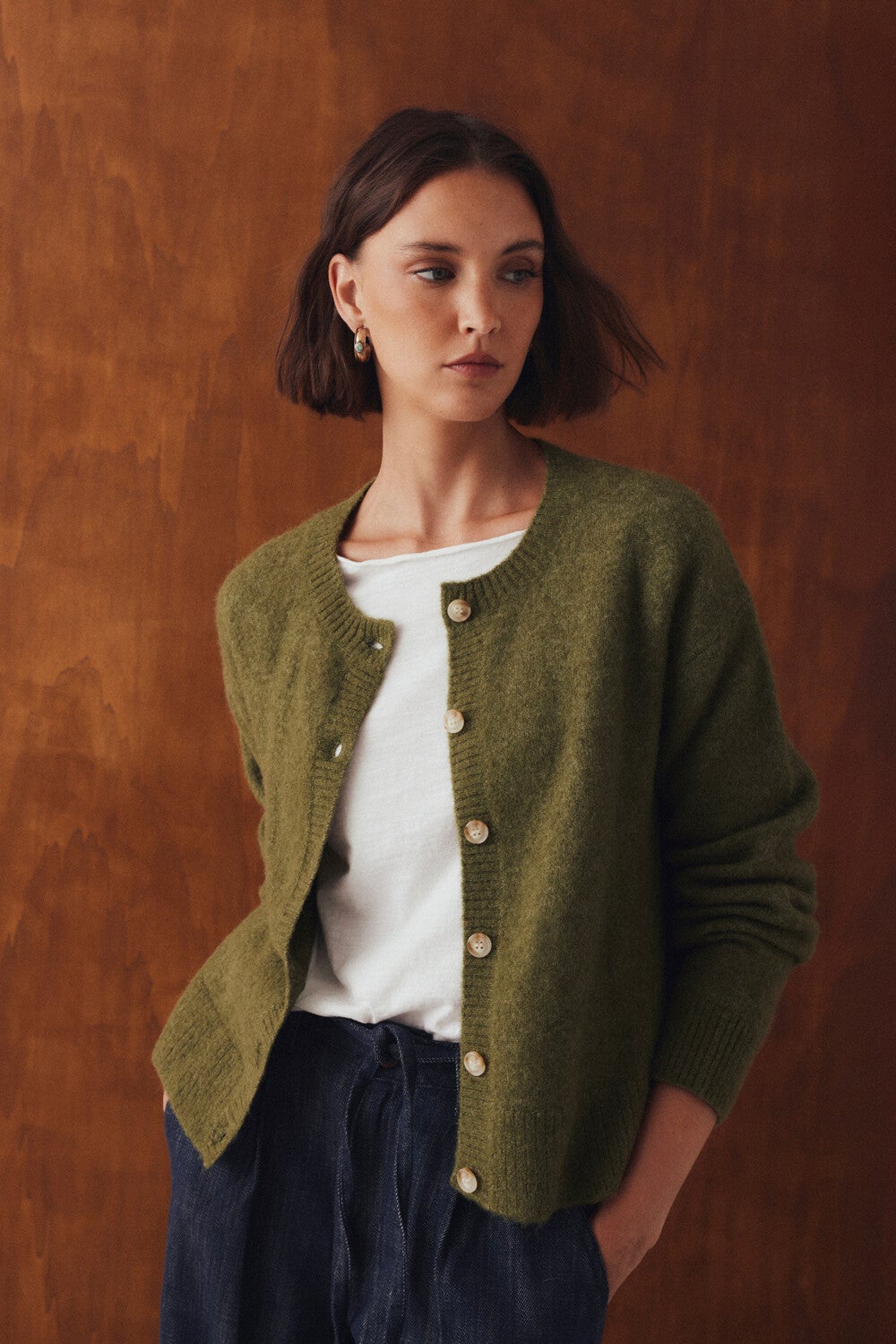 Alpaca Blend Cardigan