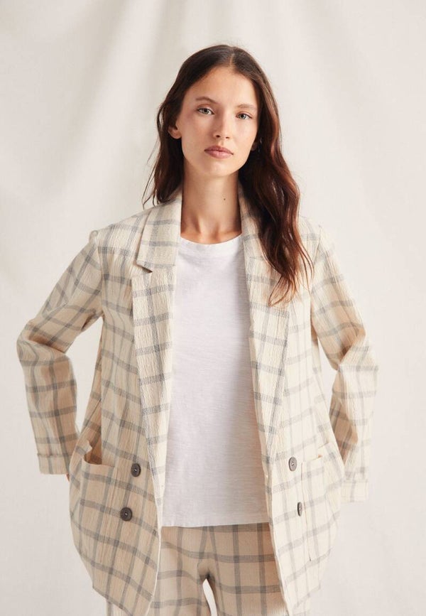 Plaid blazer