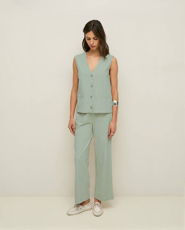 Organic otton trousers with pockets