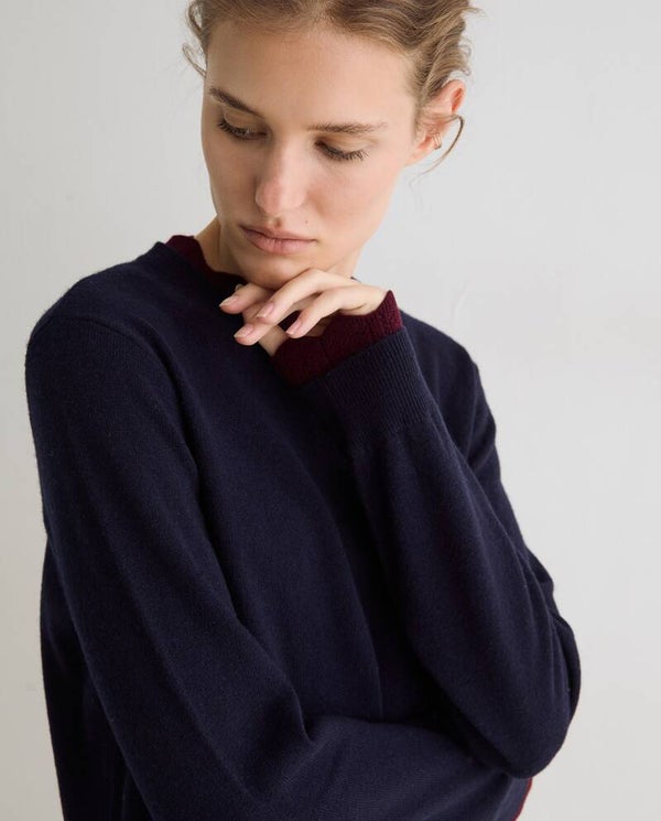 Sweater Contrasting Accents