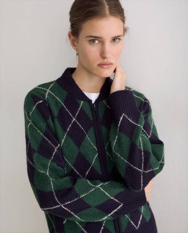 Diamond Kint Dimond Cardigan
