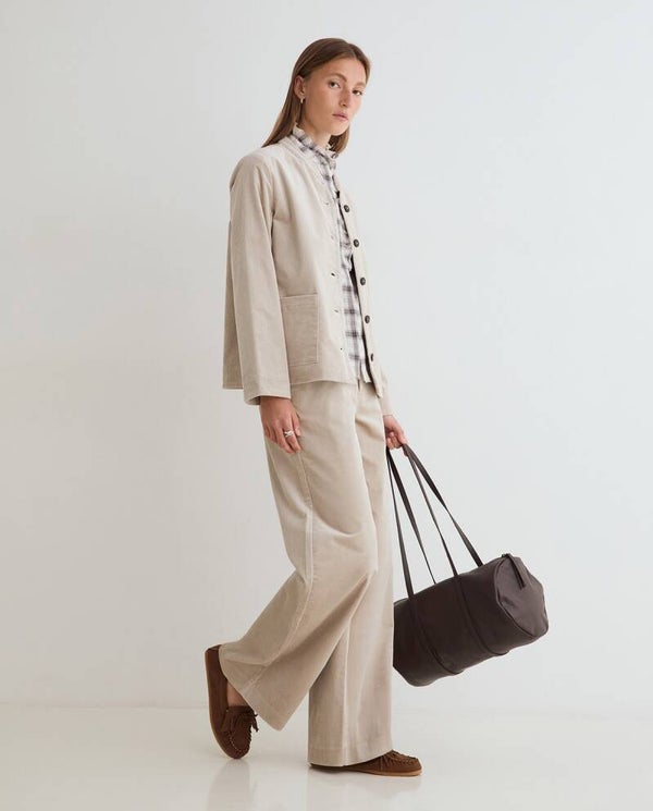 Wide-leg Corduroy Trousers