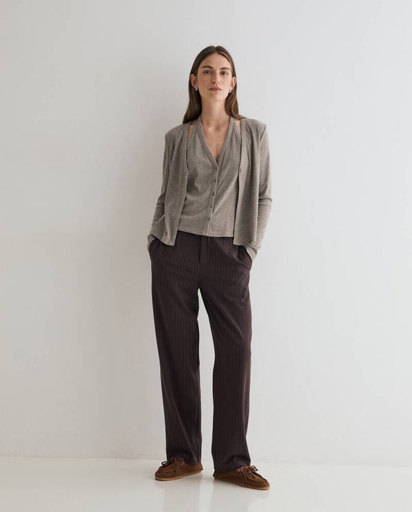 Pinstripe Trousers