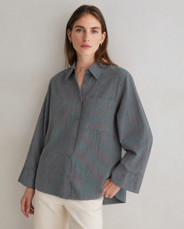 Oversized Poplin Blouse
