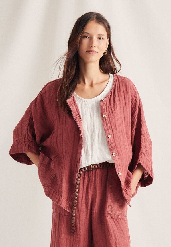 Linen short jacket