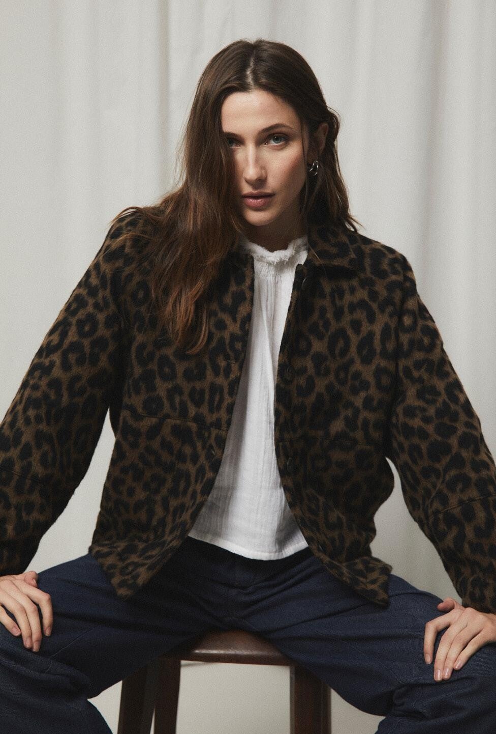 Cheetah print jacket