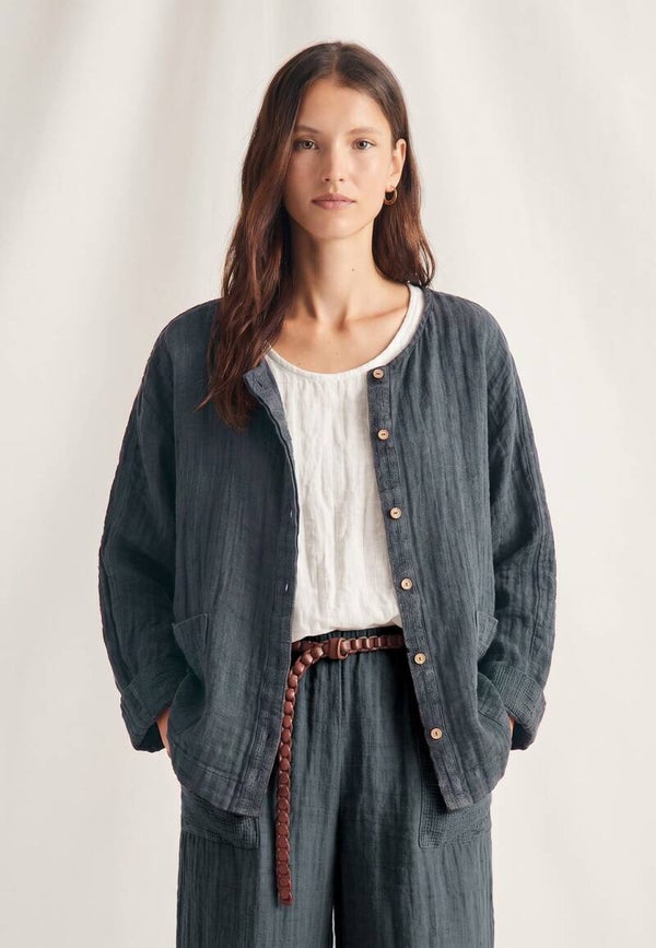 Linen short jacket