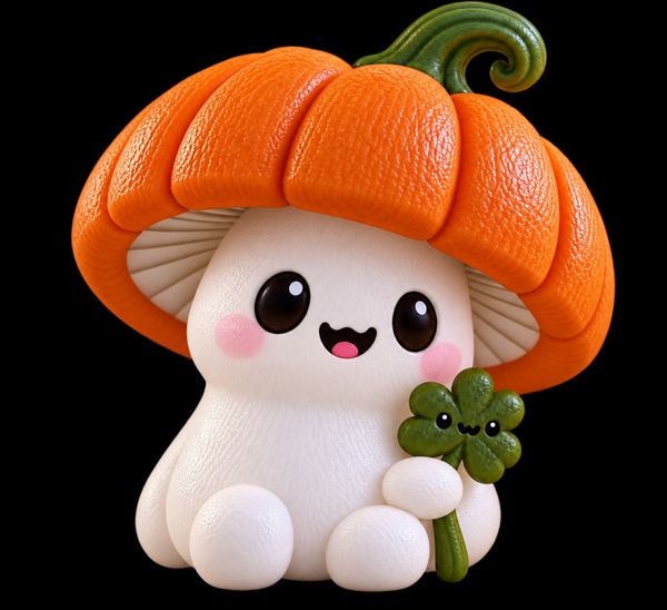 Lucky Ghostie Mushroom