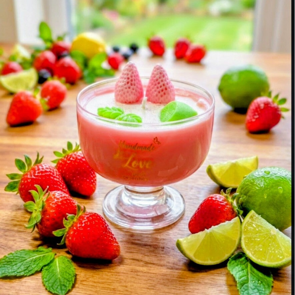 Erdbeere-Limette Drink 🍸