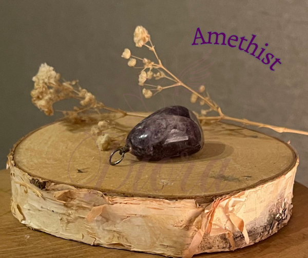 Amethist edelsteen hanger