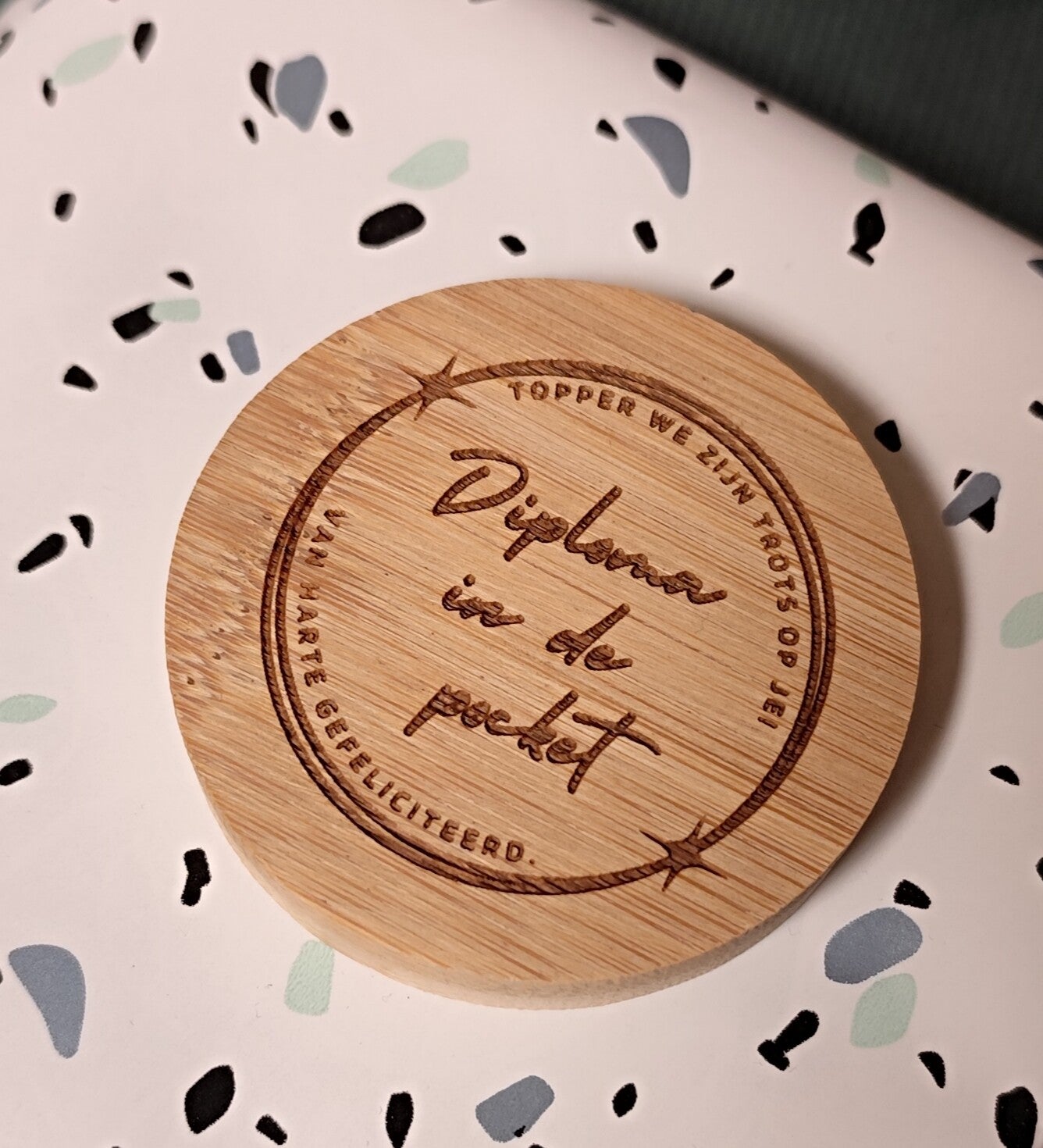 Magnetische bier opener geslaagd