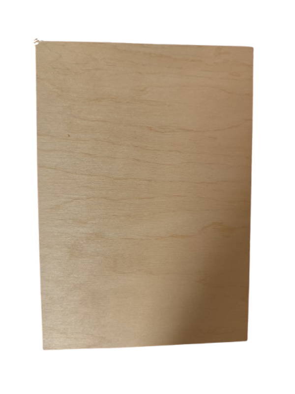 Tekst op een dunne plank 15 X 21,5 cm