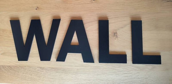 Houten letter prijs per stuk