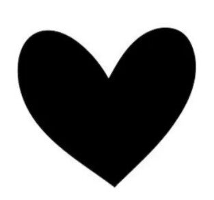 Flex strijkapplicatie hartje