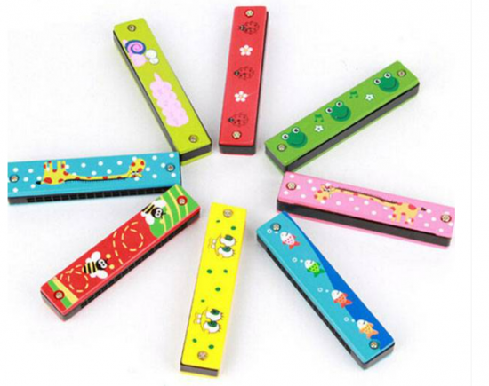 Houten mondharmonica