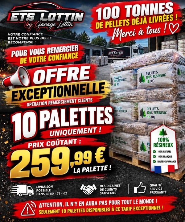 Pellet 67 sacs Prix coutant