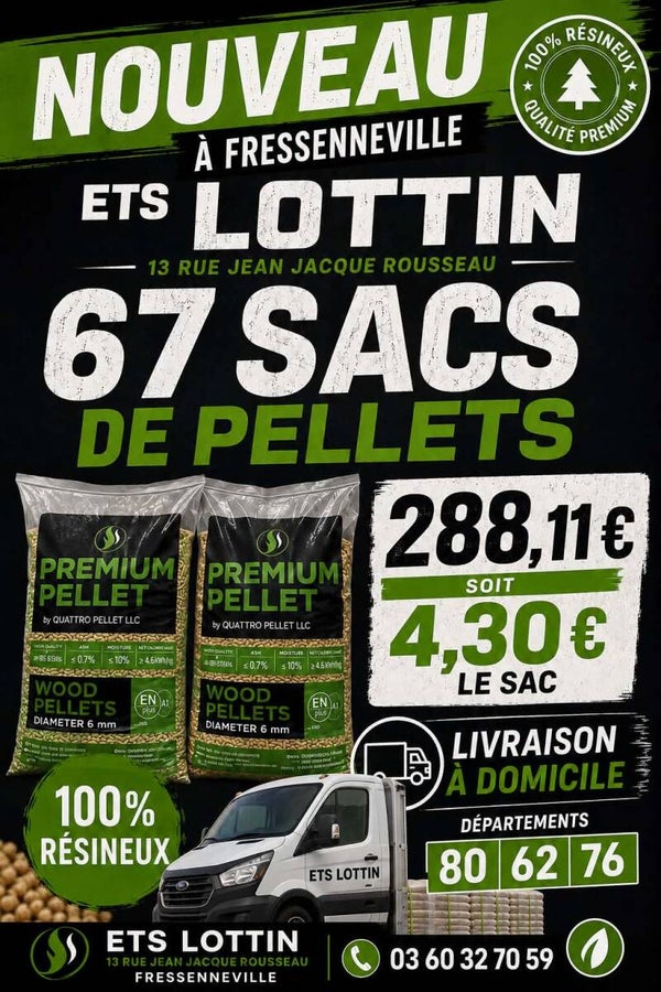 Pellet 67 sacs