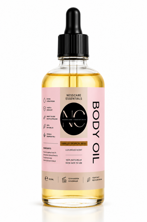 PRE- ORDER Body Oil – Vanilla Tropical Bliss