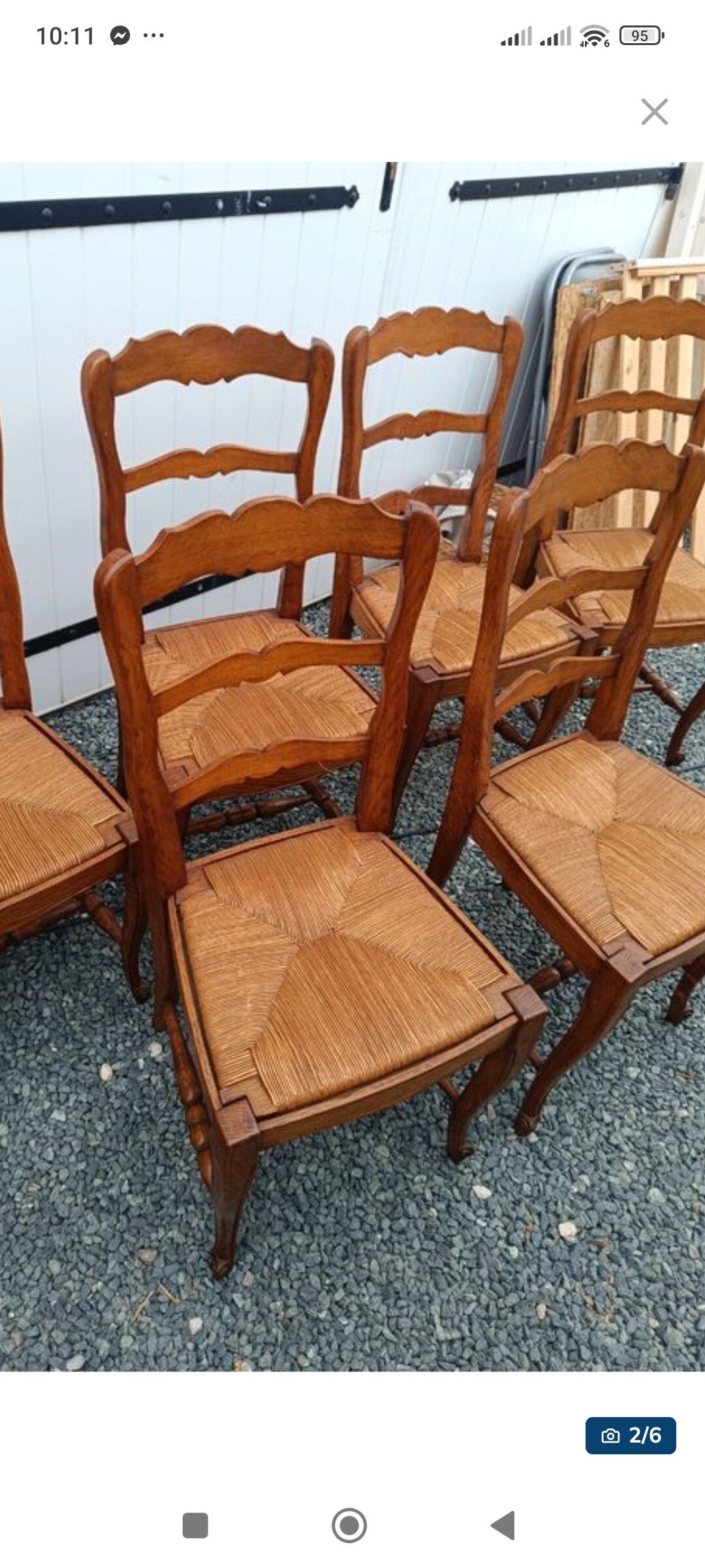 lot de 6 chaises