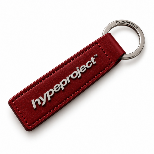 HYPEPROJECT™ Keychain — Cherry Red