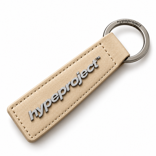 HYPEPROJECT™ Keychain — Cream