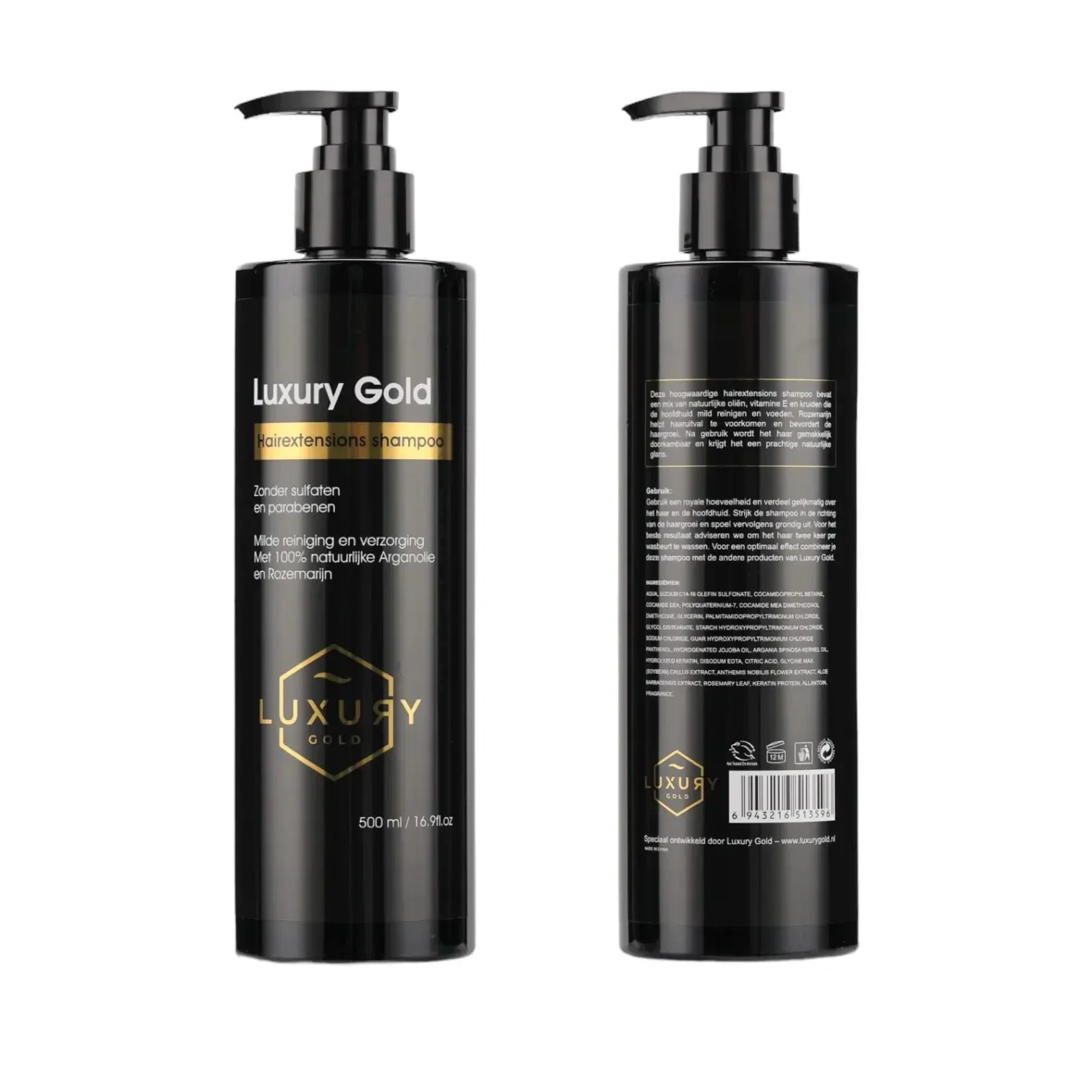 Luxury Gold hairextensions shampoo