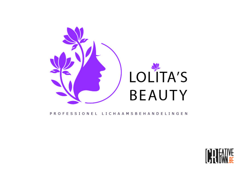 Schoonheidssalon logo design ontwerp