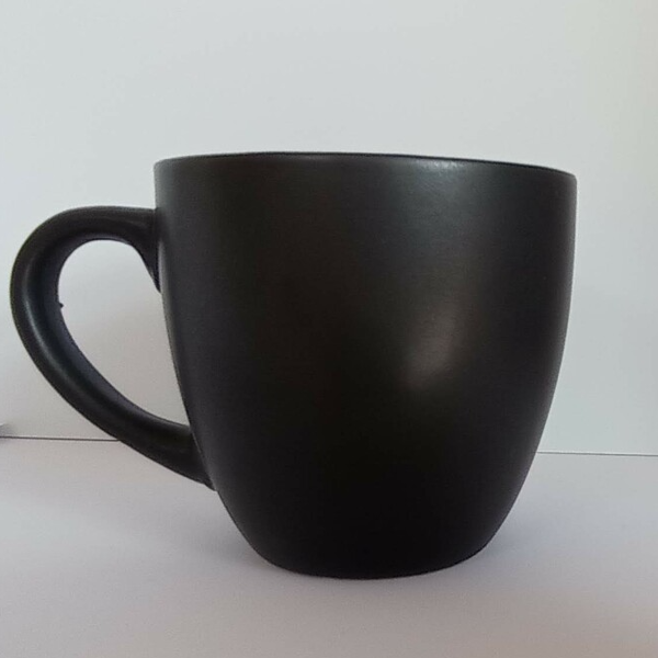 Senseo zwarte koffietas porselein mat