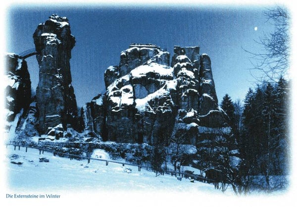 Historische Grußkarte - Deutsche Weihnacht