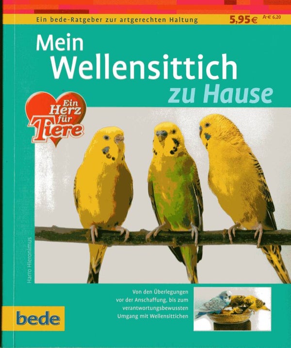 Buch Mein Wellensittich zu Hause von Harro Hieronimus mit 64 Seiten