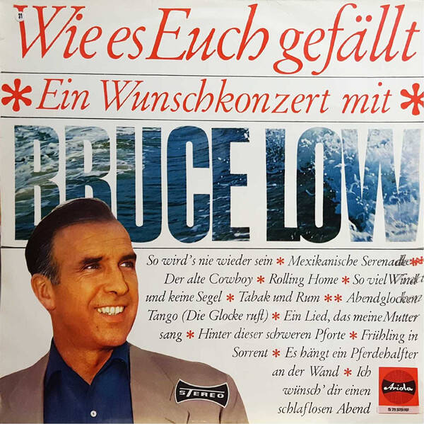 Bruce Low ‎– Wie Es Euch Gefällt - Ein Wunschkonzert Mit Bruce Low / LP, Vinyl