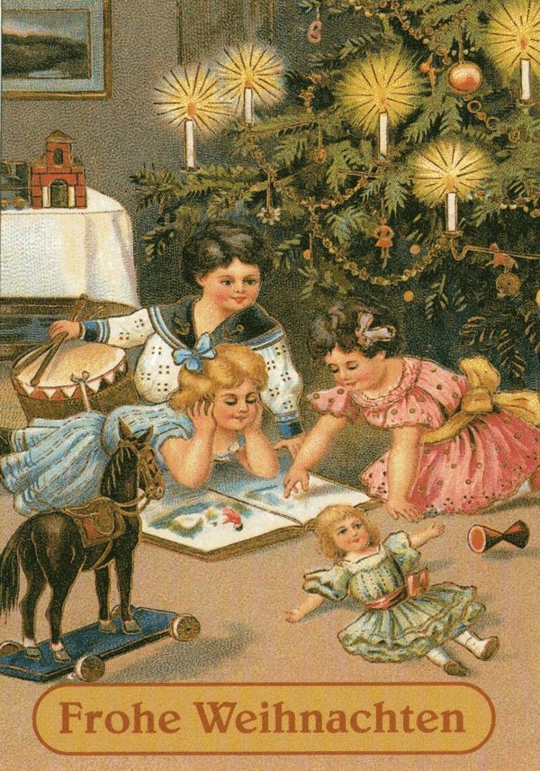Historische Weihnachtspostkarte