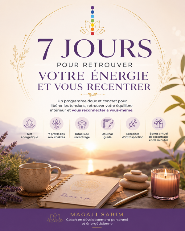 7 jours pour retrouver votre énergie
