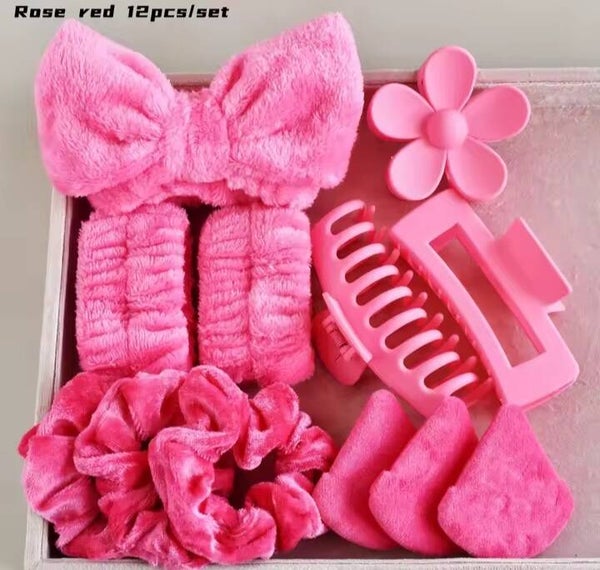 Accessoires cheveux rose