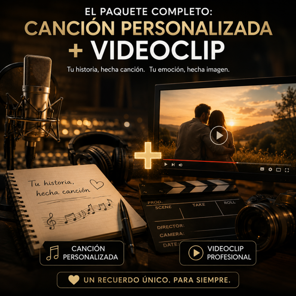 Canción personalizada + Videoclip 79€