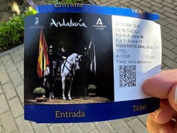Ticket für die königlich-andalusische Reitschule