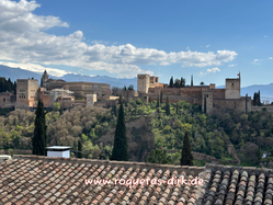 Alhambra Granada, Andlusien, Deutsche in Roquetas